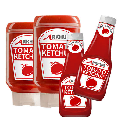 kwaliteit Flavored Tomato Sauce Ketchup Flavored Condiment with 150g Bag and 150g Box Packaging and Nutrient Reference Value Energy 7% fabriek
